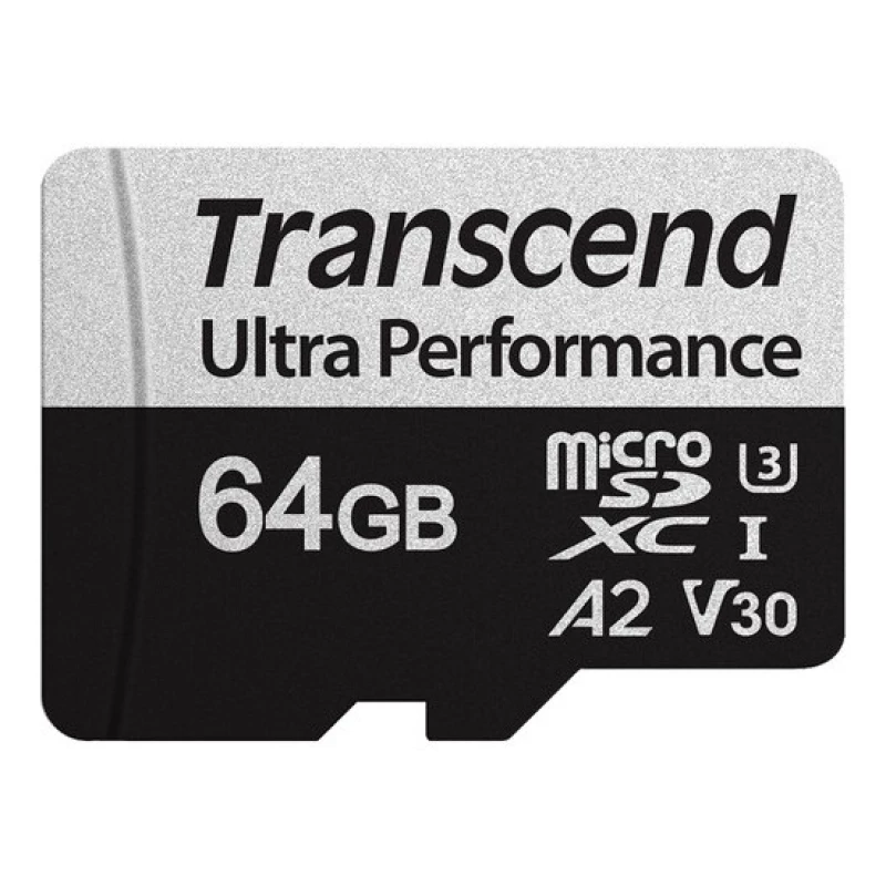 Card de memorie TRANSCEND TS64GUSD340S, MicroSD 64GB, Class 10,  UHS-I (U3),  SD adapter