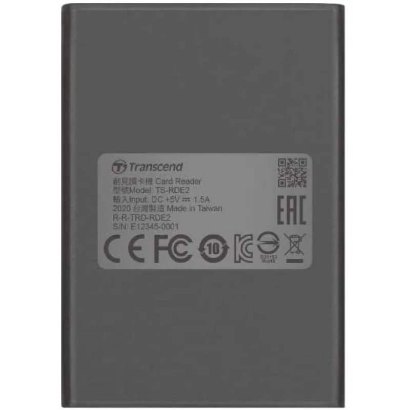 Card reader TRANSCEND TS-RDE2 SPACE GRAY, USB3.2, Type C (CFexpress Type B)