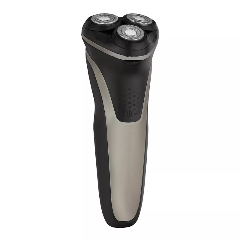 Бритва электрическая Aurora AU3547, Роторная,  Сухое,  Влажное бритье,  Повторение контура лица,  Сеть,  Аккумулятор,  Чёрный,  Кофейный