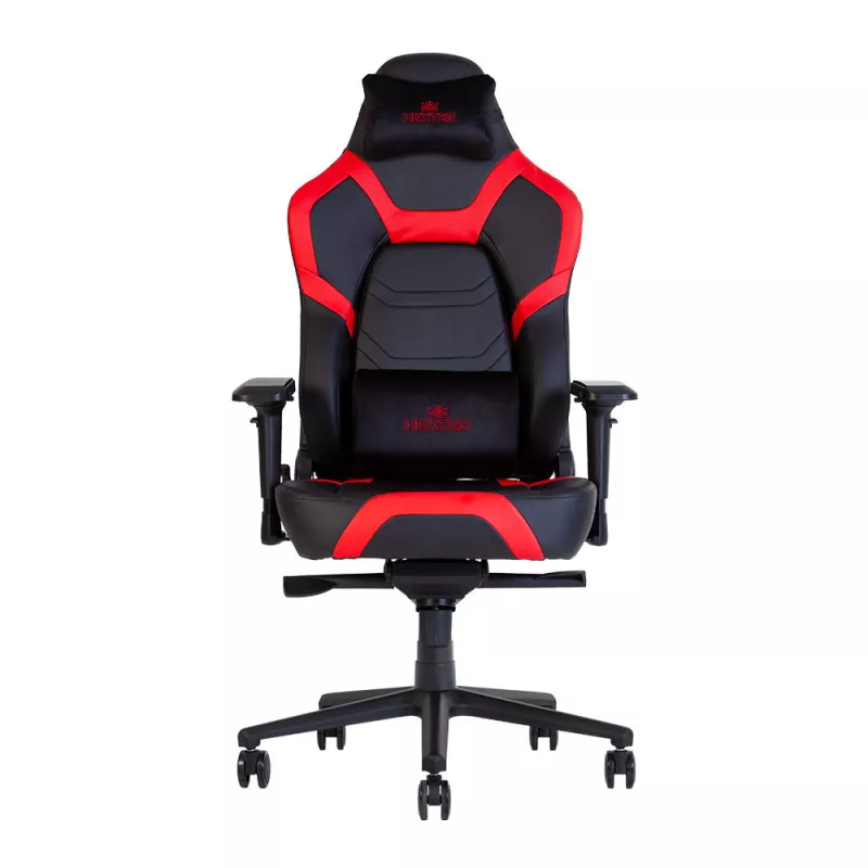 Fotoliu Gaming Nowy Styl HEXTER XR R4D MPD MB70 ECO/01, Piele ecologica, Gazlift, Negru, Rosu
