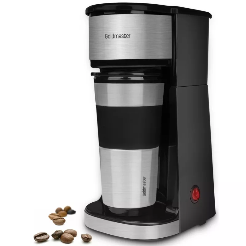 Кофемашина GOLDMASTER GM 7347, Капельная,  0.45 л,  750 Вт,  Черный