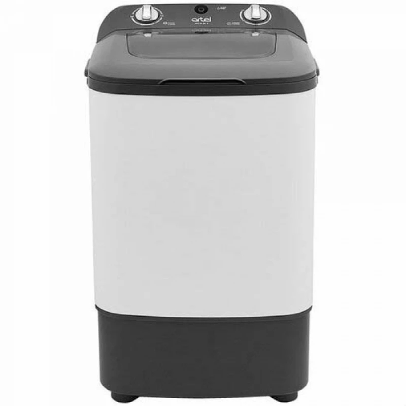 Masina de spalat rufe semiautomata ARTEL SE 65 P grey MOSTRA Verticala, Ingusta,  6.5 kg,  3 programe,  Alb,  Negru,, A
