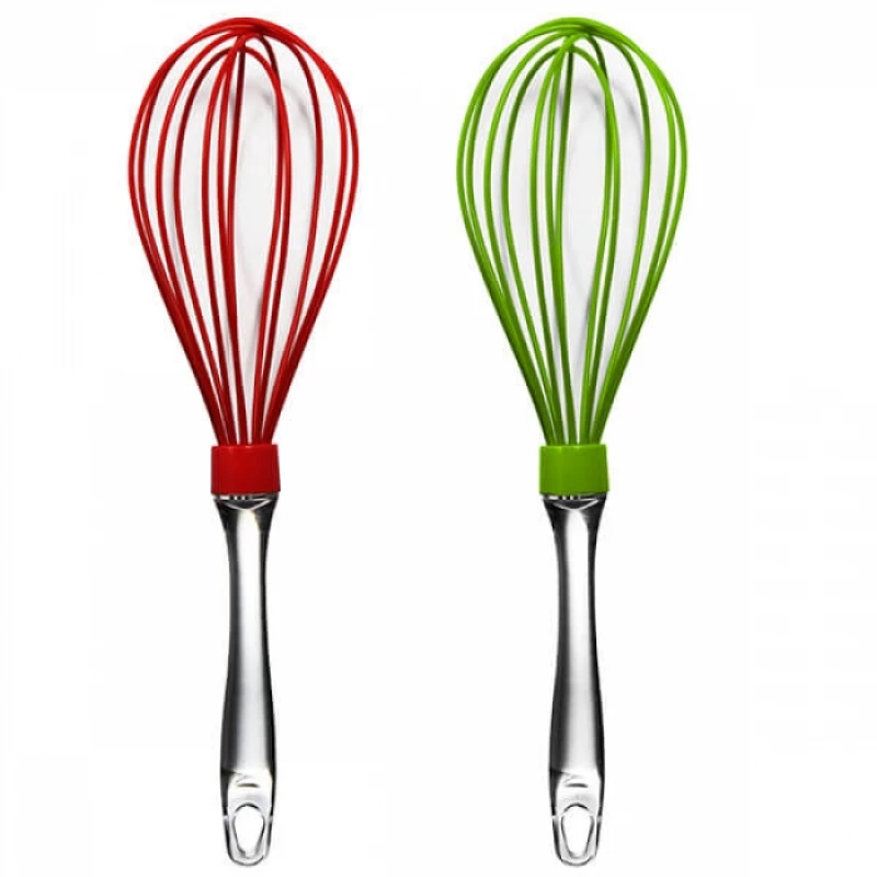Венчик для взбивания Maestro MR-1582, Силикон,  Зеленый,  Красный