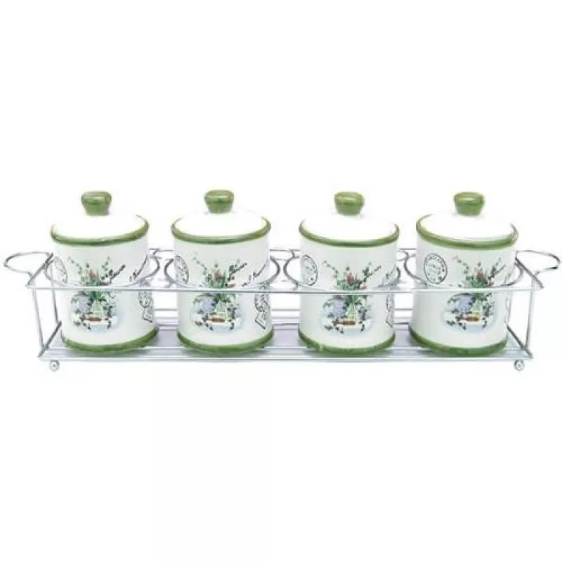 Set pentru condimente Maestro Mr-20065-04CS, 4 piese in set,  Ceramica