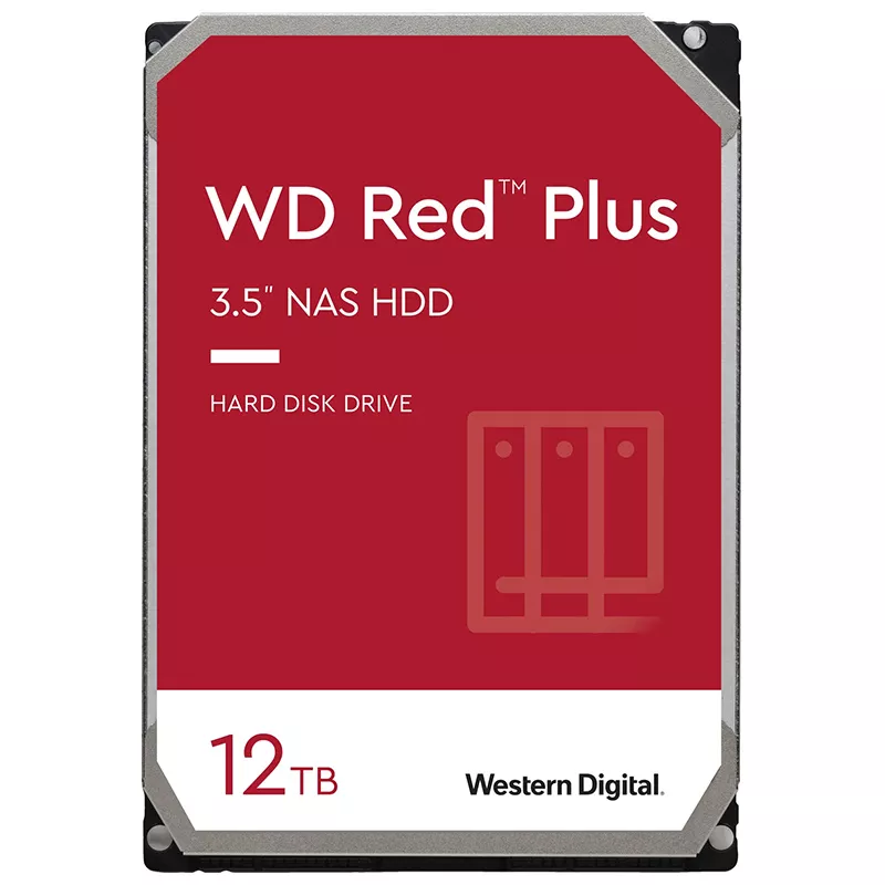 HDD WD RED PLUS NAS (120EFBX), 3.5 12.0TB, 256MB 7200rpm