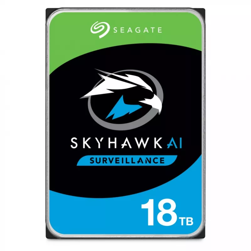 HDD SEAGATE SkyHawk AI Surveillance (ST18000VE002), 3.5 18.0TB, 256MB 7200rpm