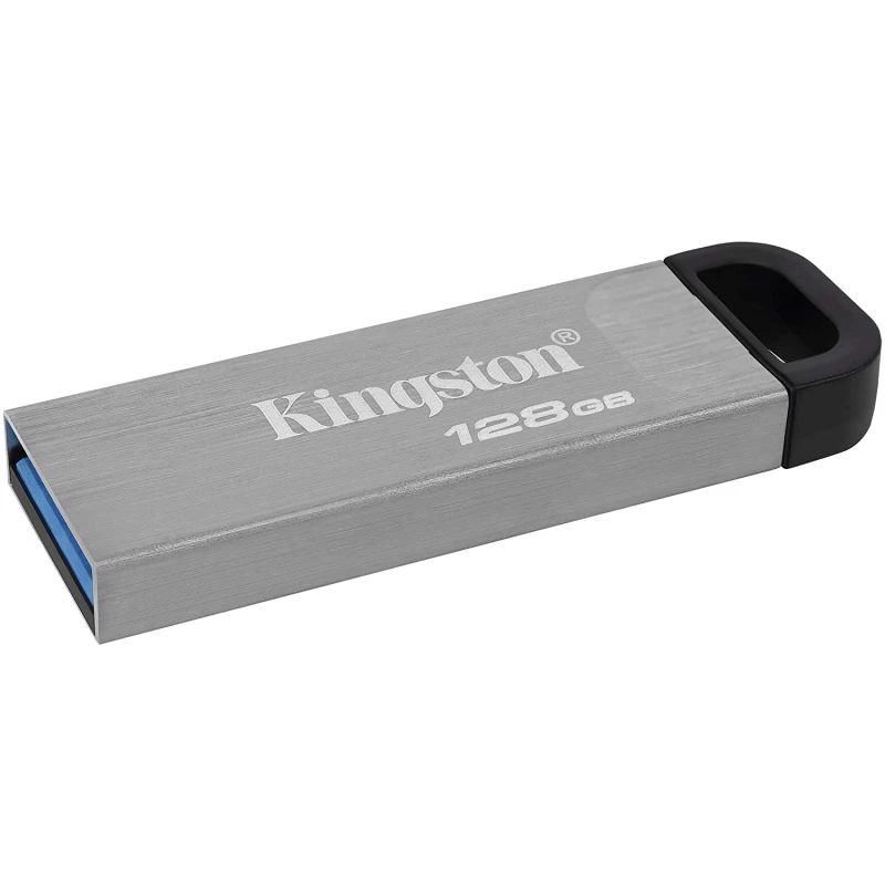 Флешка KINGSTON DATATRAVELER KYSON SILVER DTKN/128GB, 128GB, USB3.2