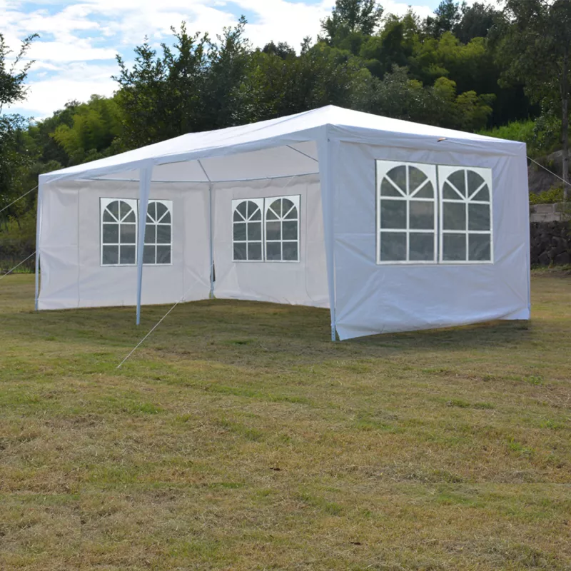 Cort TechnoWorker OSTROV, Albastru,  verde si alb,, 300 x 600 x 270