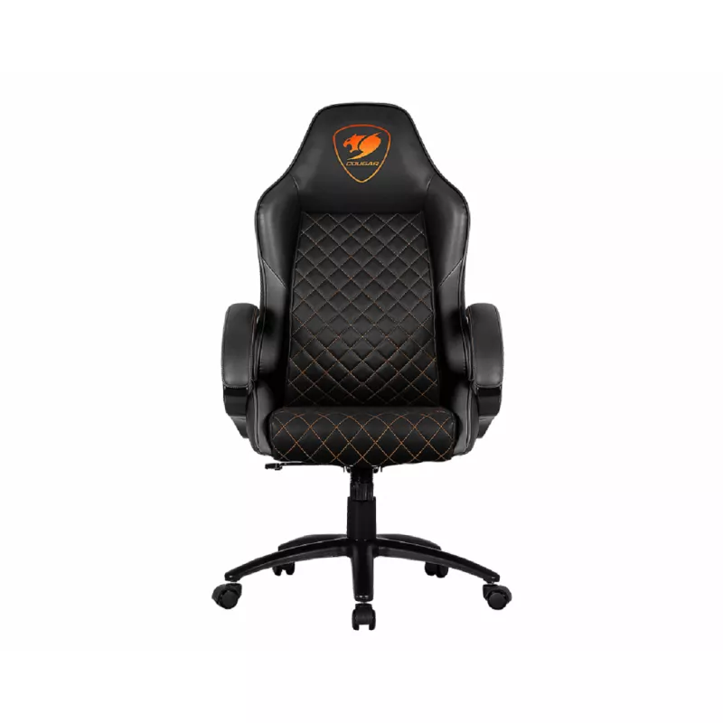 Fotoliu Gaming Cougar FUSION Black, Metal,  PAL,  Piele ecologica,  Gazlift,  Black