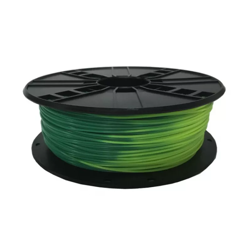 Filament GEMBIRD ABS 1.75 MM,  BLUE GREEN TO YELLOW GREEN FILAMENT,  1 KG,  3DP-ABS1.75-01-BGYG