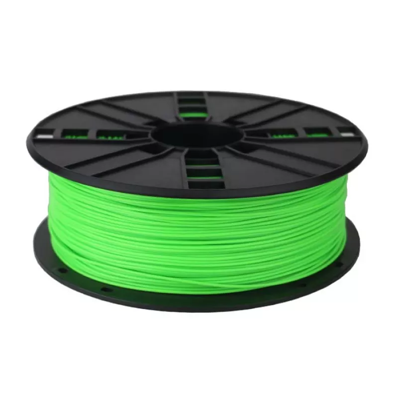 Filament GEMBIRD PLA 1.75 MM,   FLUORESCENT GREEN FILAMENT,  1 KG,  3DP-PLA1.75-01-FG