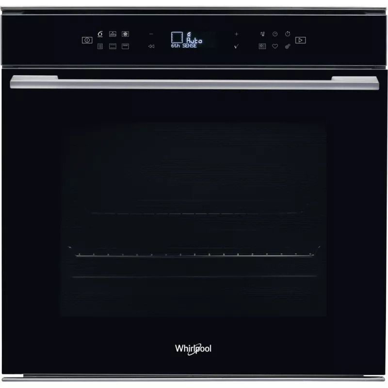 Cuptor electric incorporabil Whirlpool W7 OM4 4S1 P BL, 52 l,  Grill electric,  Timer electronic,  41 moduri,  Curatarea pirolitica,  Negru, A+