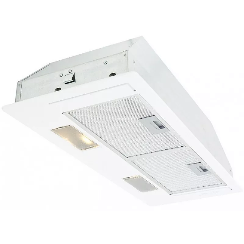 Hota Elica ERA C WH/A/72, 700 m³/ h,  1 motor,  72 cm,  Filtru din aluminiu absorbant de grasimi,  Alb