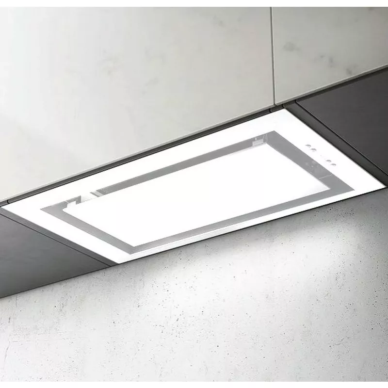 Hota Elica LANE WH/A/52, 650 m³/ h,  1 motor,  52 cm,  Filtru de aluminiu,  Alb