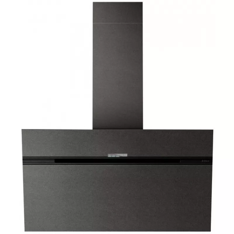 Hota Elica STRIPE URBAN CAST IRON, 1200 m³/h,  1 motor,  89.8 cm,  Filtru din aluminiu absorbant de grasimi,  Negru