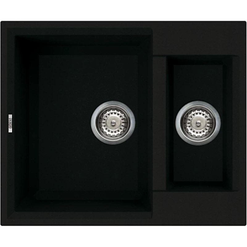 Chiuveta Elleci EASY 150, Incastrabila,  Granit artificial,  Negru, LGY15040