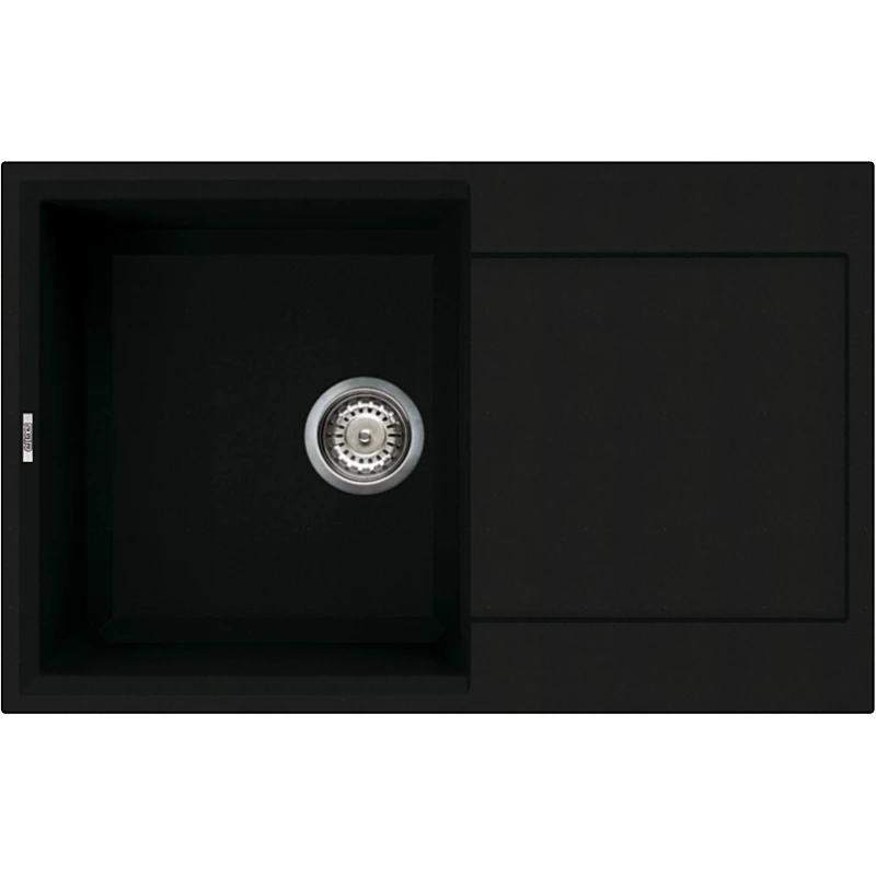 Chiuveta Elleci EASY 300, Incastrabila,  Granit compozit,  Negru, LGY30040