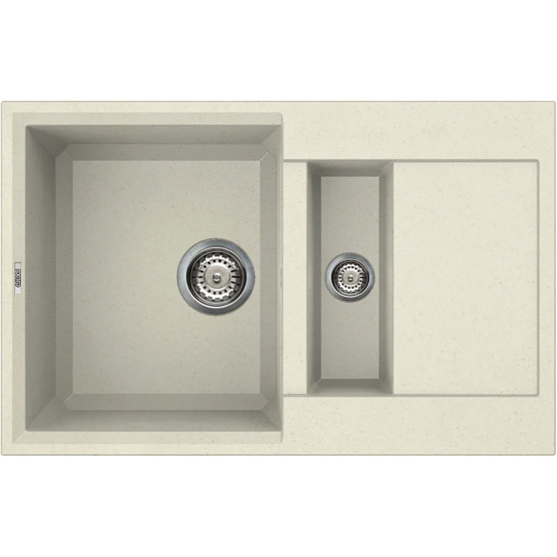 Chiuveta Elleci EASY 325, Incastrabila,  Granit artificial,  Bianco Antica, LGY32562