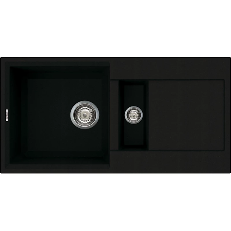 Chiuveta Elleci EASY 425, Incastrabila,  Granit compozit,  Negru, LGY4254