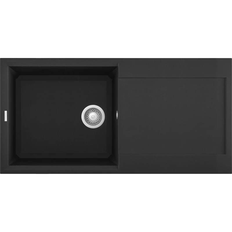 Chiuveta Elleci EASY 480 LGY48040, Incastrabila,  Granit,  Negru