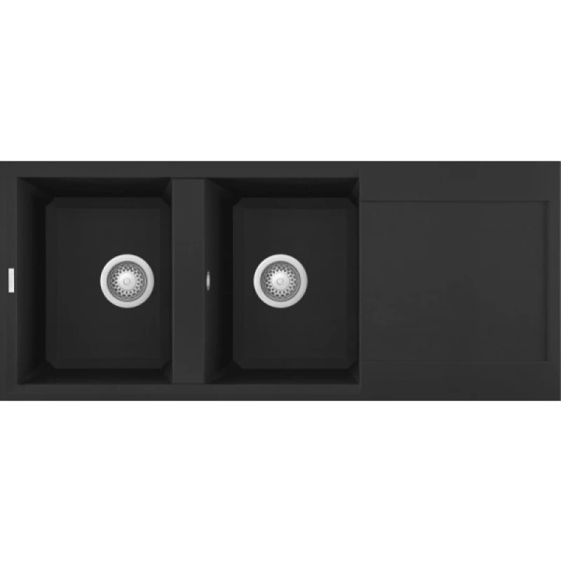 Мойка Elleci EASY 500 LGY50040, Врезная,  Гранит,  Черный