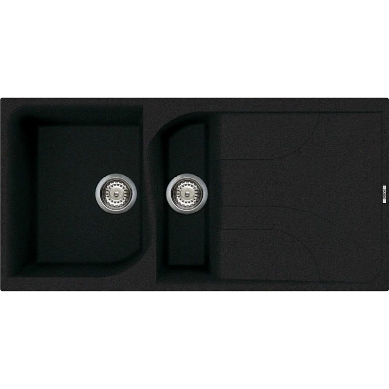 Chiuveta Elleci EGO 475, Incastrabila,  Granit Compozit,  Negru, LGE47559
