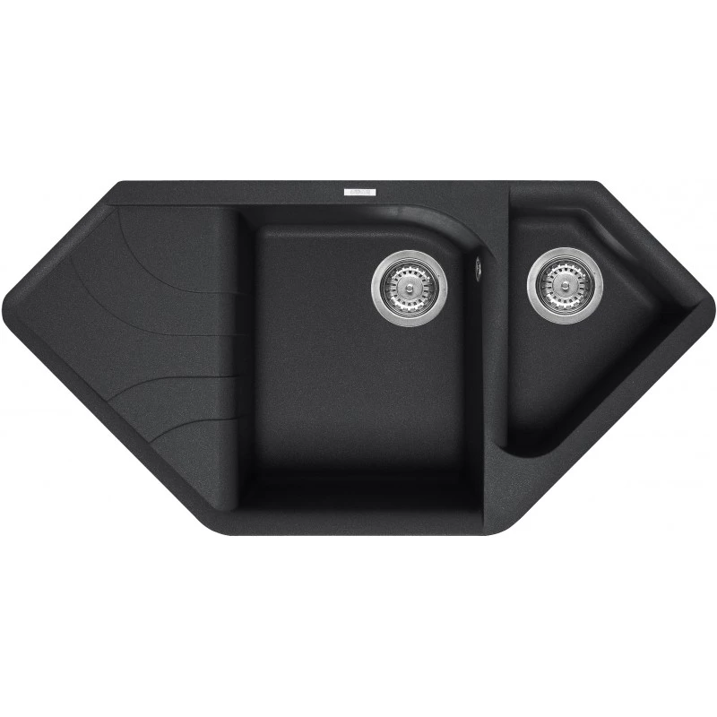 Chiuveta Elleci EGO ROUND, Incastrabila,  Granit compozit,  Antracit, LGECOR59