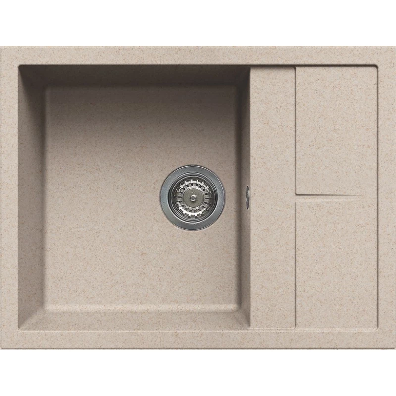 Chiuveta Elleci UNICO 125, Incastrabila,  Granit compozit,  Avena, LGU12551