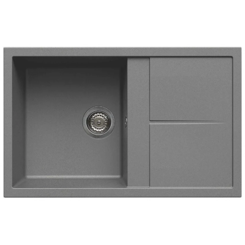 Chiuveta Elleci UNICO 300, Incastrabila,  Granit compozit,  Gri, LGU30048