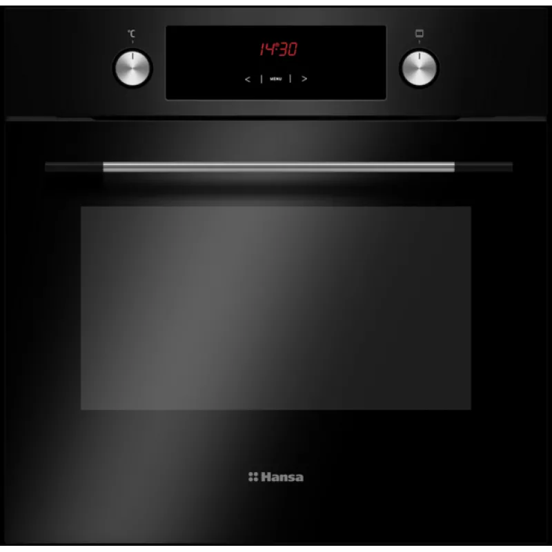 Cuptor electric incorporabil HANSA BOES69421, 65 l,  Grill,  Timer,  10 moduri,  Curatare catalitica,  Negru, A