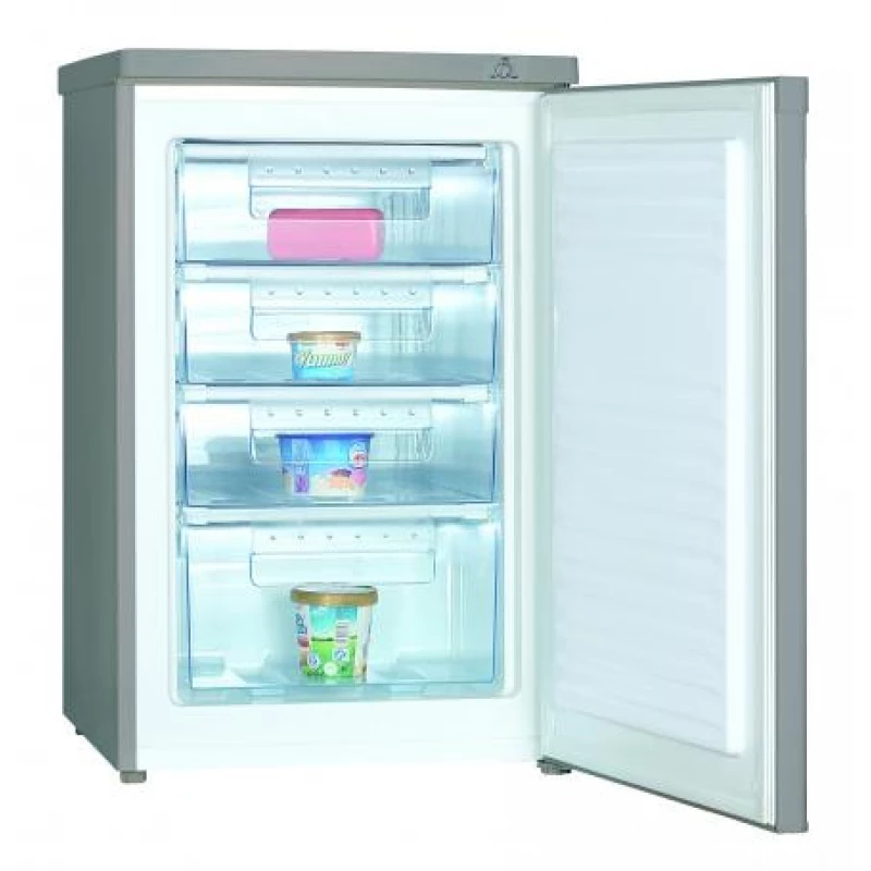 Congelator BAUER BF-84S, 92 l,  4 sertare,  Dezghetare manuala,  85 cm,  Argintiu, A+