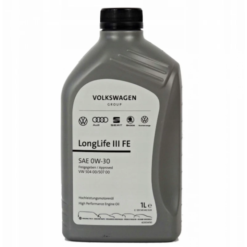 Моторное масло VW VAG LONGLIFE III 0W30, 1 л,  504, 507