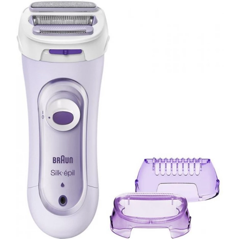 Epilator BRAUN LS5560, 1 viteza,  2 duze,  Alb,  Violet