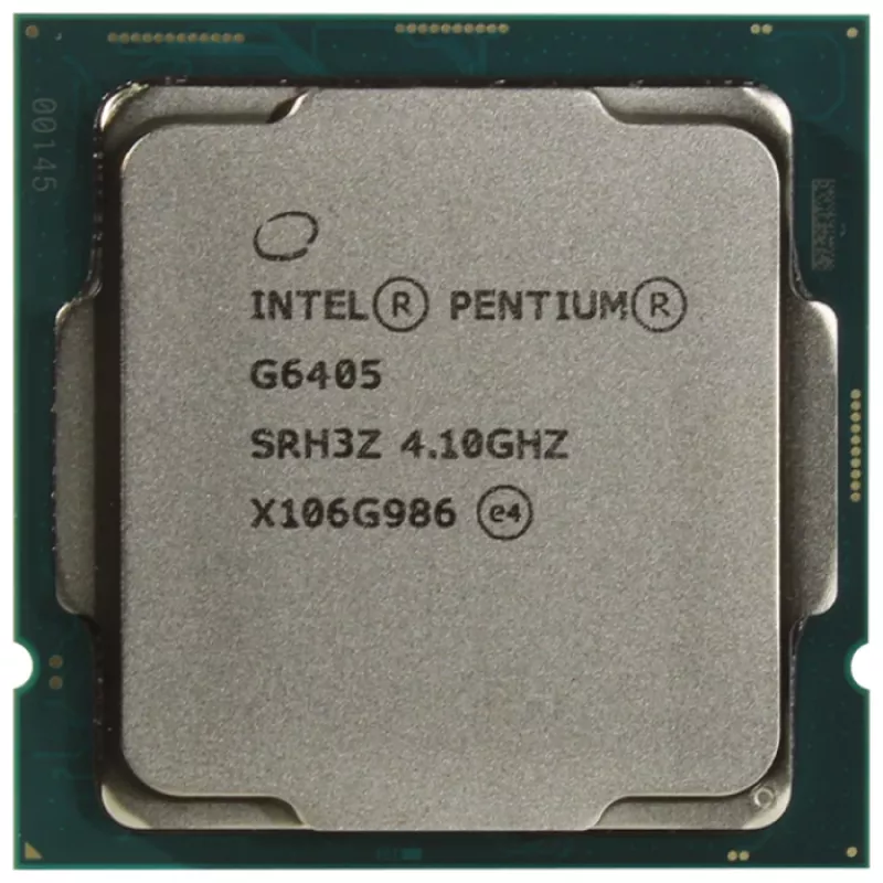 Procesor INTEL PENTIUM G6405, TRAY, LGA 1200, 4.1GHz, 4MB, 14nm, Intel UHD Graphics 610, 2 Cores, 4 Threads