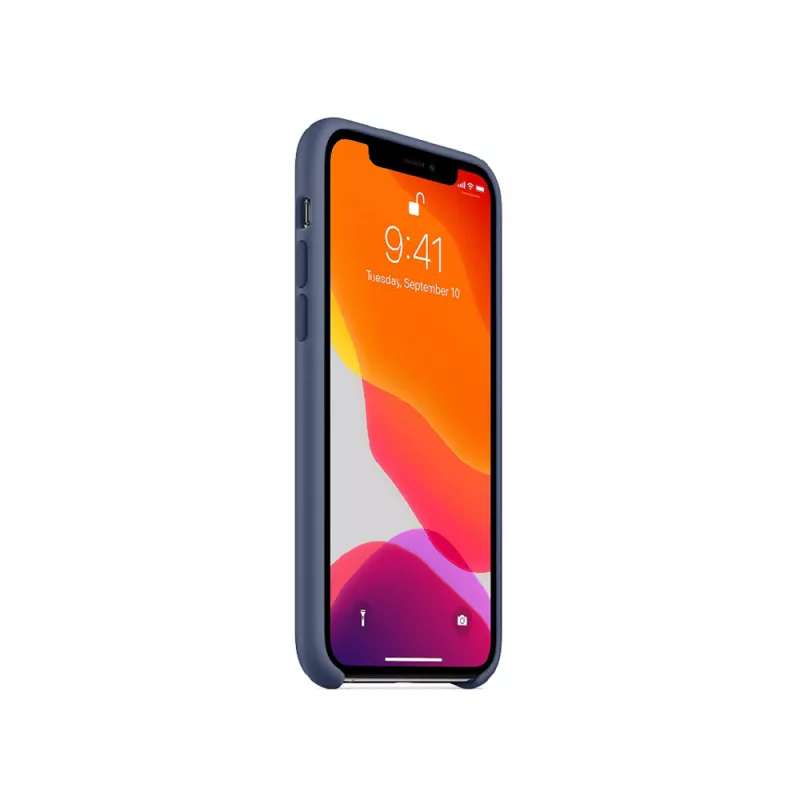 Husa HELMET CASE LIQUID SILICONE IPHONE 11 PRO,  BLUE, 5.8"