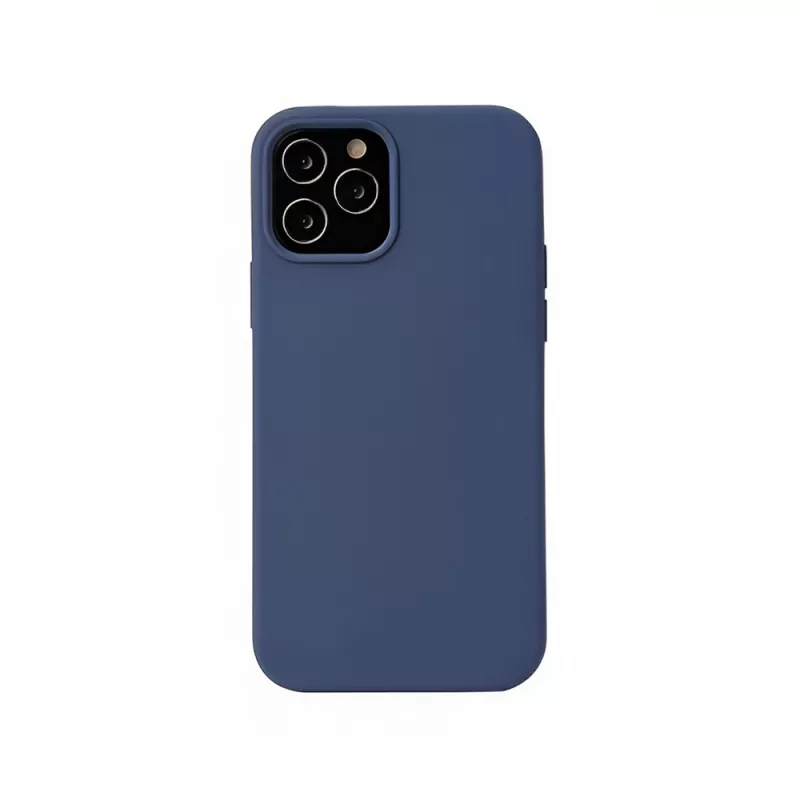 Husa HELMET CASE LIQUID SILICONE IPHONE 12 PRO MAX, BLUE, 6.7"