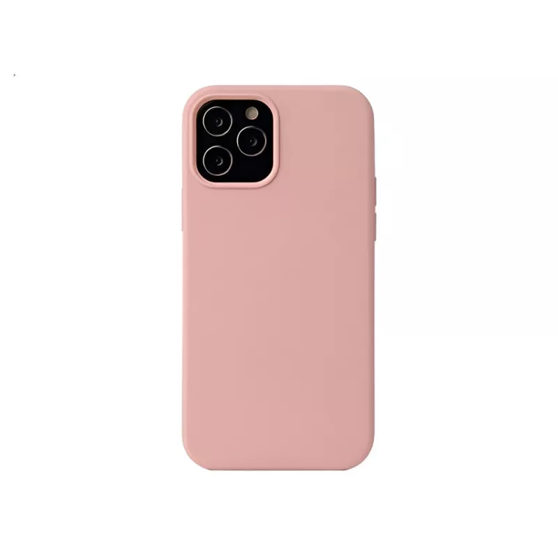 Husa HELMET CASE LIQUID SILICONE IPHONE 12 PRO MAX,  ROSE, 6.7"