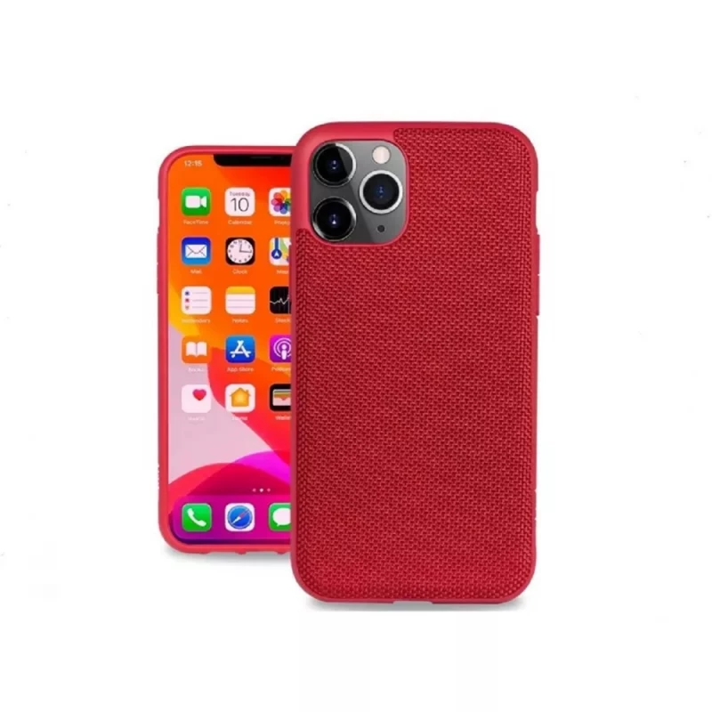 Husa HELMET CASE TPU IPHONE 11 PRO NYLON SERIES,  RED, 5.8"
