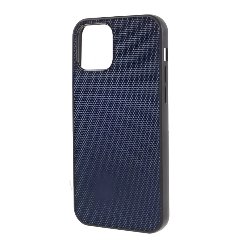 Чехол HELMET CASE TPU IPHONE 12/12 PRO NYLON SERIES,  BLUE, 6.1"