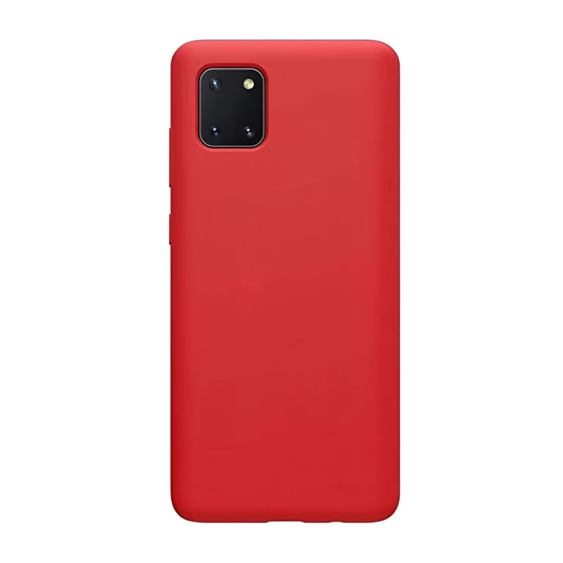 Husa HELMET CASE LIQUID SILICON SAMSUNG NOTE 10 LITE,  RED, 6.7"