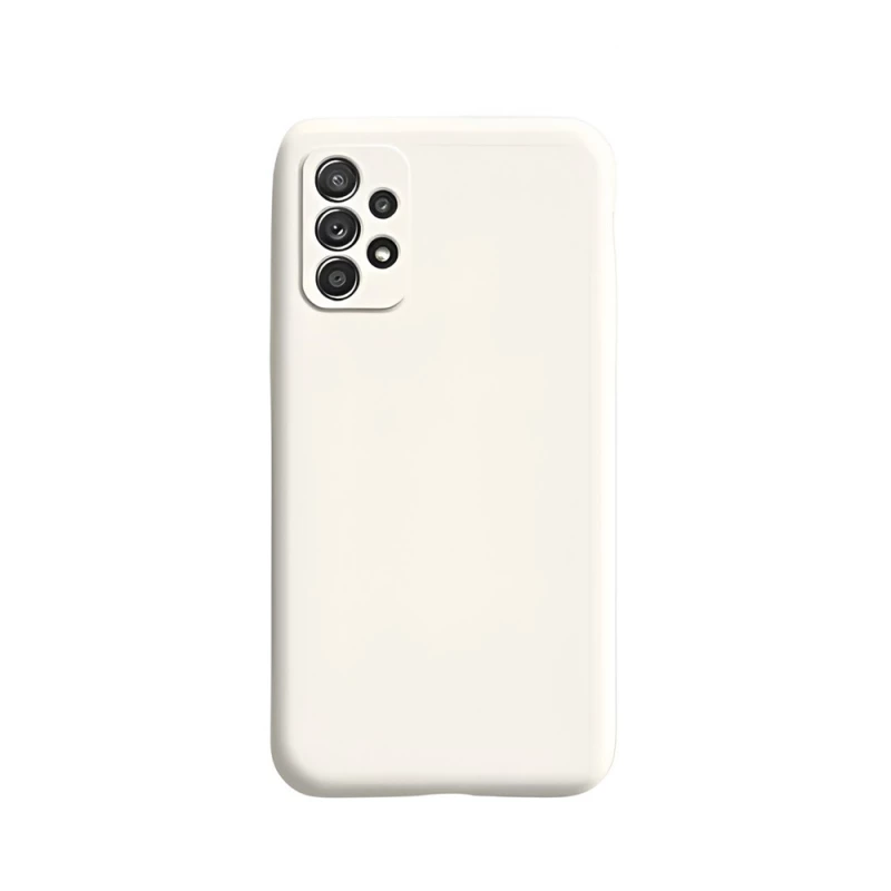 Husa HELMET CASE LIQUID SILICONE SAMSUNG A32,  WHITE, 6.4"