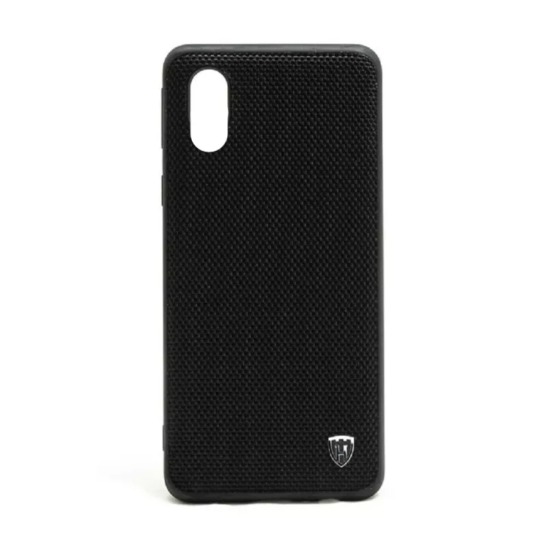 Чехол HELMET Case TPU Samsung A30S Leather Nylon,  Black, 6.4"