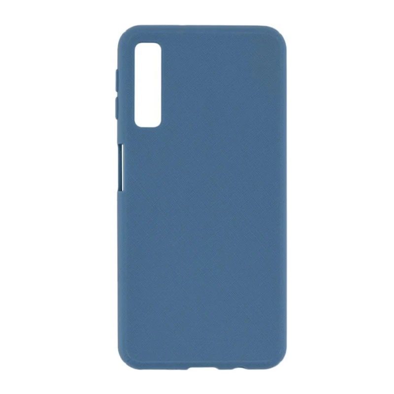 Husa HELMET CASE TPU SAMSUNG A7(2018) SUEDE,  DARK BLUE, 6"