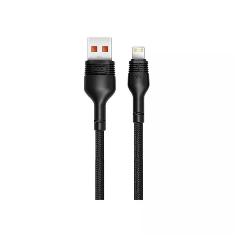 Cablu OEM LIGHTNING CABLE XO,  BRAIDED,  NB55,  BLACK