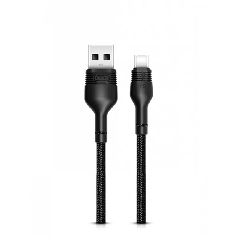 Кабель XO Type-C Cable XO,  Braided,  NB55,  Black