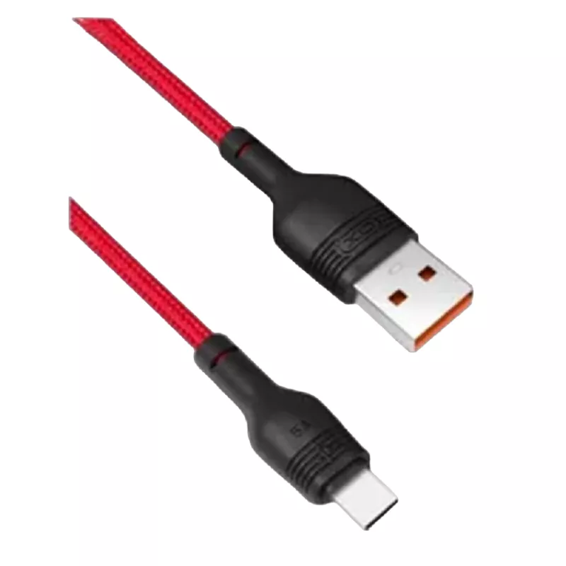 Cablu XO TYPE-C CABLE , BRAIDED, NB55, RED