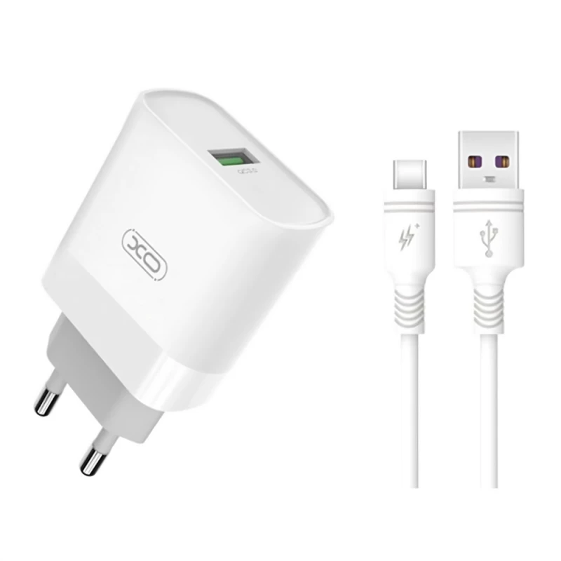 Incarcator XO 1USB, Q.C3.0 15W, L63, WHITE