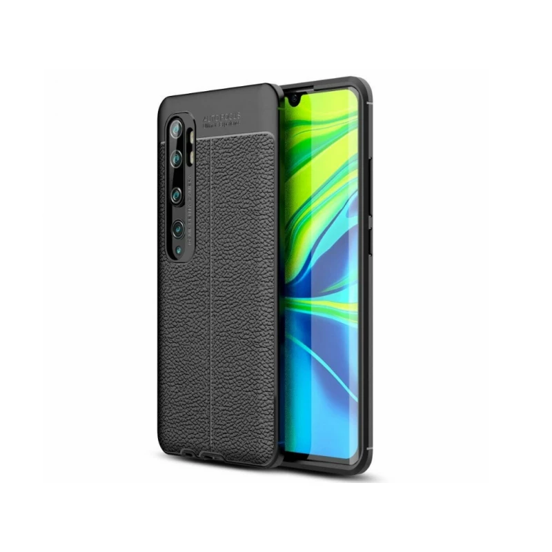 Husa Xcover HUSA P/U XIAOMI REDMI NOTE 10/NOTE 10S,  LEATHER,  BLACK, 6.43"