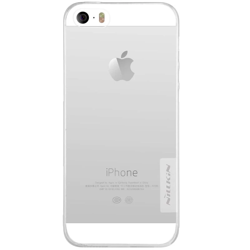 Чехол Nillkin APPLE IPHONE SE/5S/5,  ULTRA THIN TPU,  NATURE,  TRANSPARENT, 4.0"