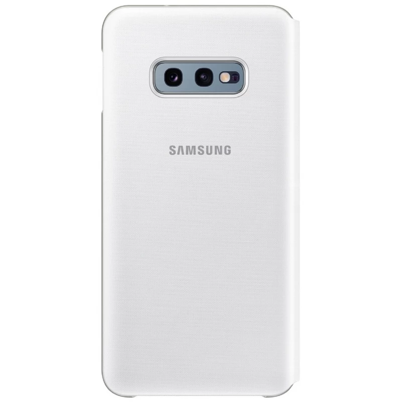 Husa Samsung ORIGINAL  LED FLIP WALLET GALAXY S10E, WHITE, 6.7''